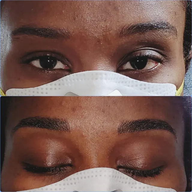 iBrow Vixen transformation result