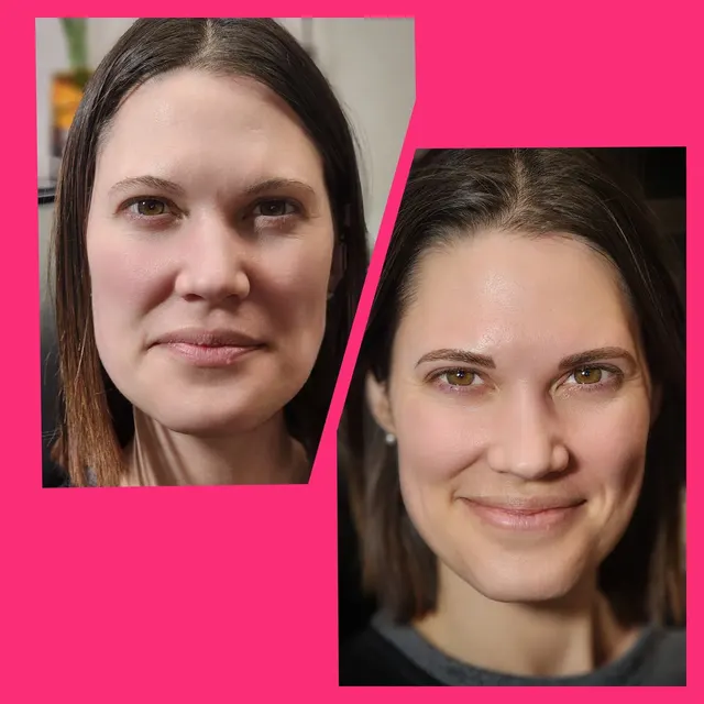 iBrow Vixen transformation result