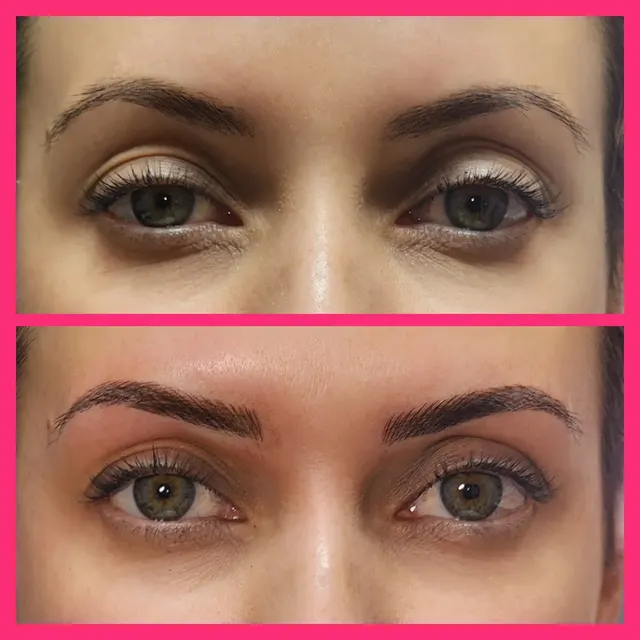 iBrow Vixen transformation result