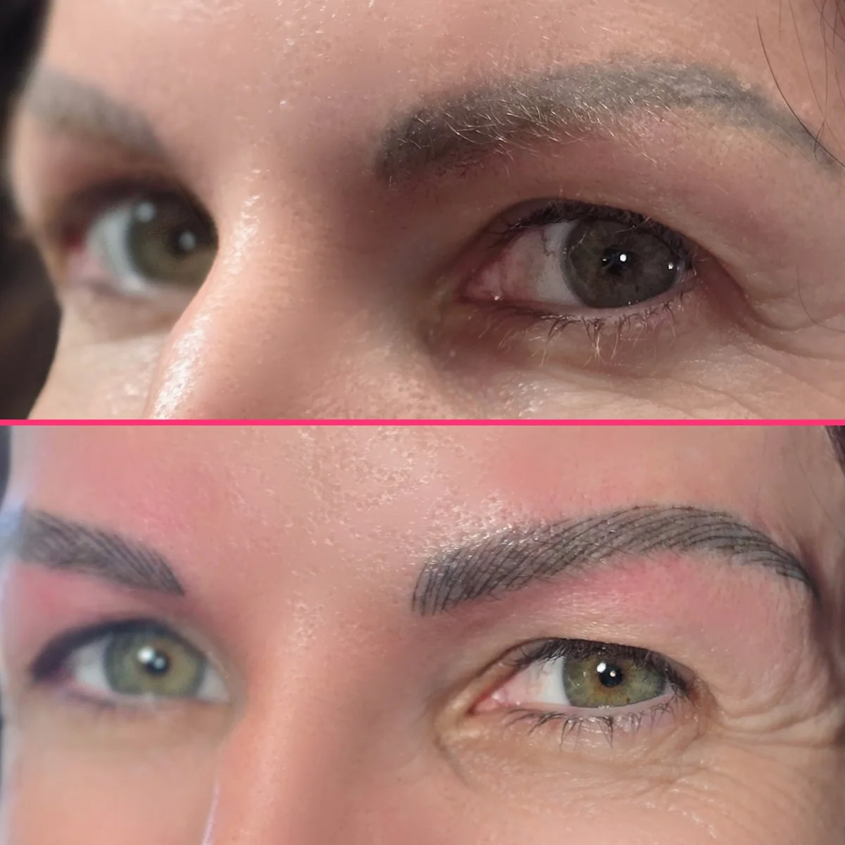 Nano Brows before and after result 4