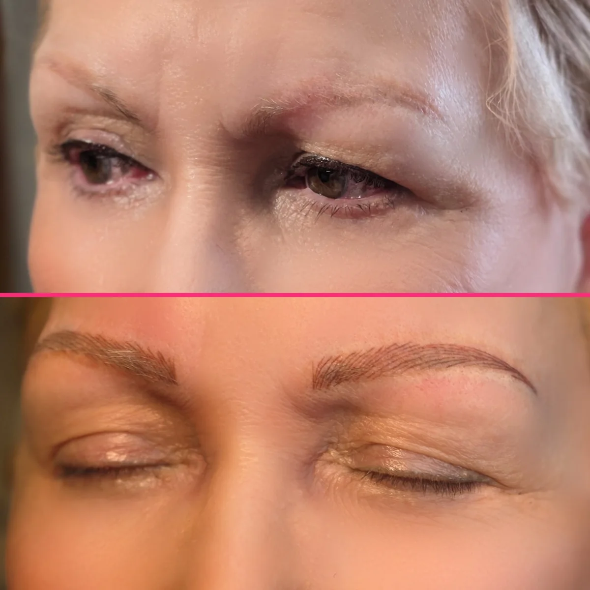 Nano Brows before and after result 11